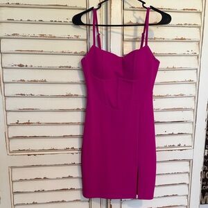 Pink corset style Women's Dress-Size Small
